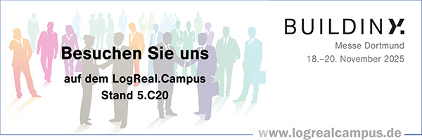 Buildinx 2025 – Visit us at LogReal.Campus, Stand 5.C20